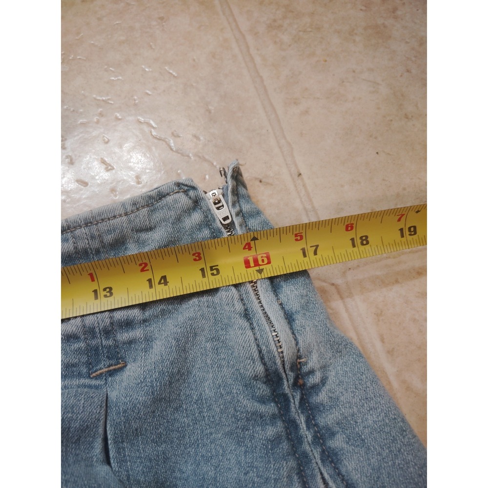 Vintage Y2K Mini Micro Skirt Denim Almost Famous Women's M Skort - Picture 6 of 7